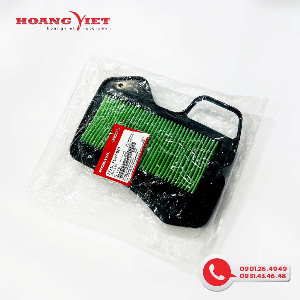 Tấm lọc khí  - Honda WAVE S110 / RSX 110 / BLADE 110 / ALPHA 110  - 17210KWWB20