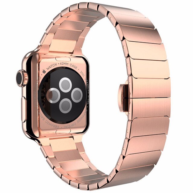 Dây Đeo Inox Cho Đồng Hồ Thông Minh Apple Watch 6 Se 5 4 3 42mm 44mm 40mm 38mm Series 5 4 3 2