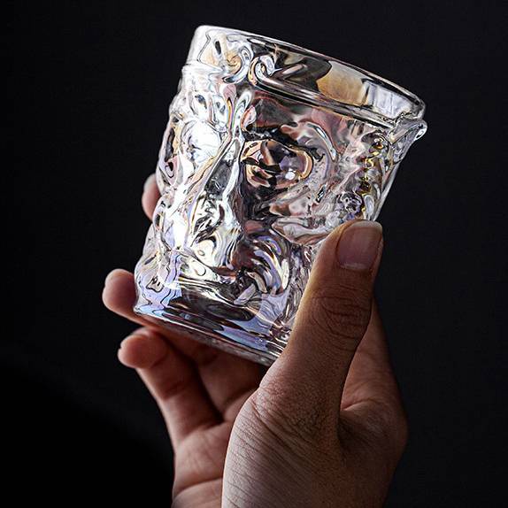 Ly Thủy Tinh Uống Rượu In Hình Tôn Ngộ Không Độc Đáo Kính