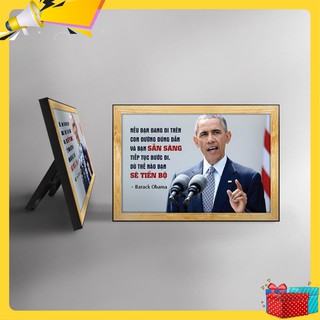 Tranh trích dẫn Brack Obama WB106