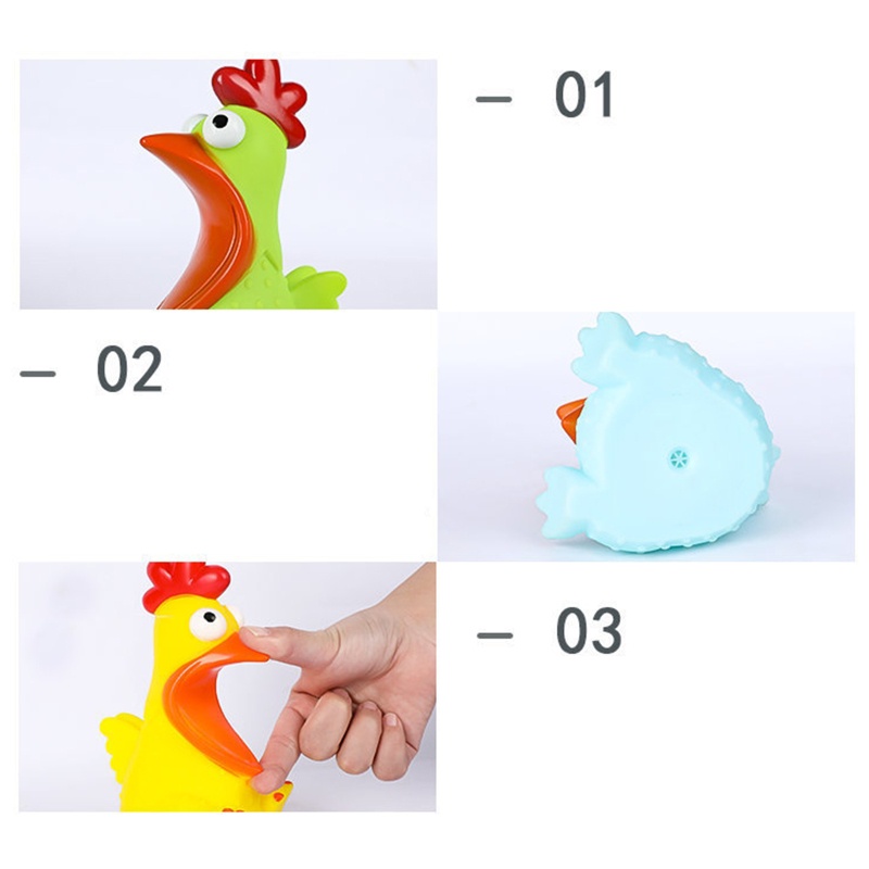 Đồ Chơi Gà La Hét Bóp Tay Vui Nhộn Trang Trí Văn Phòng