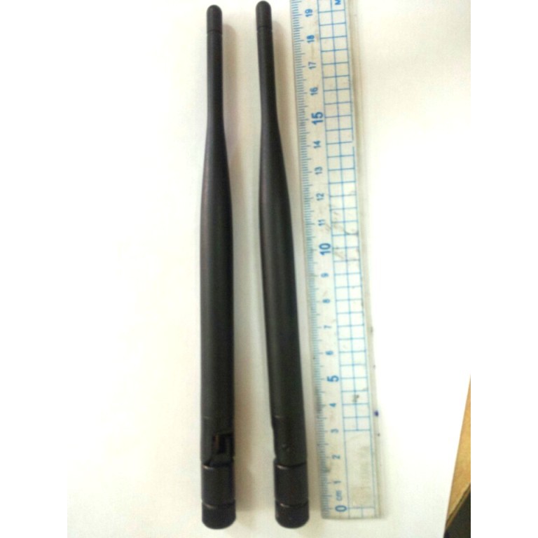 Bộ 2 Anten Wifi 2.4G đen SMA Lỗ Cái 5dBi | BigBuy360 - bigbuy360.vn