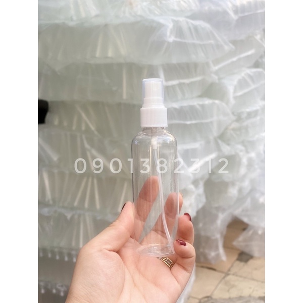 Chai Xịt Phun Sương ❤ GIÁ RẺ NHẤT ❤ Chai nhựa pet xịt phun sương trong 100ml,50ml,30ml,20ml,10ml chiết nước hoa .