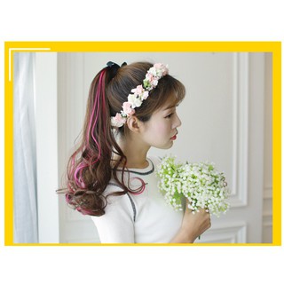 Tóc cột line màu phong cách hàn quốc yumileshop