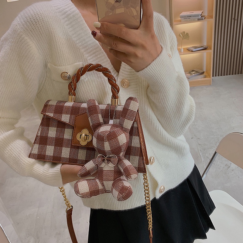 Dây Đeo Túi Xách Họa Tiết Kẻ Sọc Thời Trang Phổ Biến