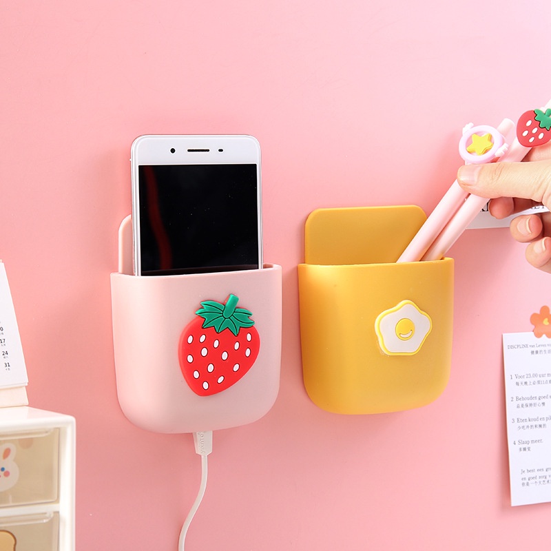 Hộp Đựng Điều Khiển Từ Xa/Điện Thoại Treo Tường Họa Tiết Hoạt Hình