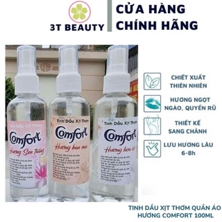 Tinh dầu Comforts xịt thơm quần áo, xịt thơm phòng