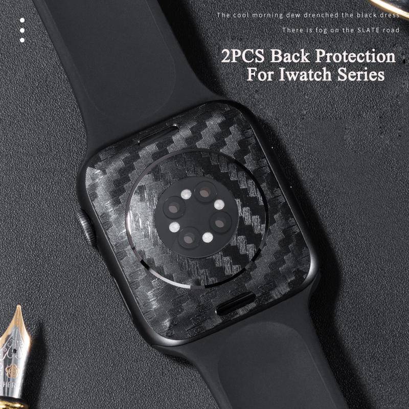 Miếng Dán Bảo Vệ Mặt Sau Đồng Hồ Apple Watch Series 8 3 4 5 6 7 SE 38mm 40mm 41mm 42mm 44mm 45mm Ốp