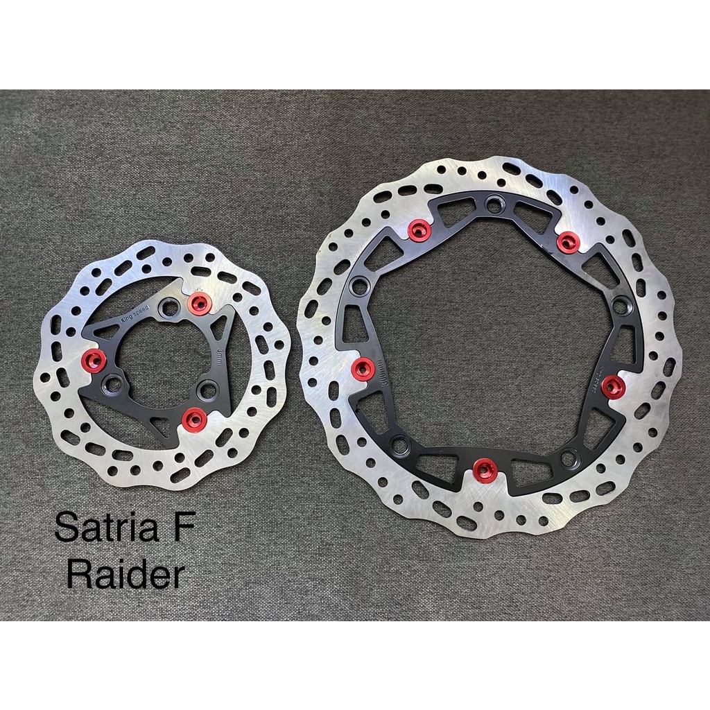 ĐĨA THẮNG DĨA PHANH KINGSPEED RAIDER/ SATRIA 150 290MM  &amp; 190MM MS - 9 / 11