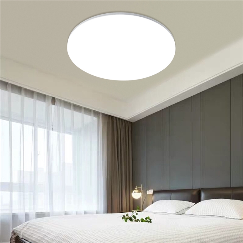 Đèn LED tròn 12W 24W 40W chiếu sáng hiện đại gắn trần phòng khách phòng ngủ
