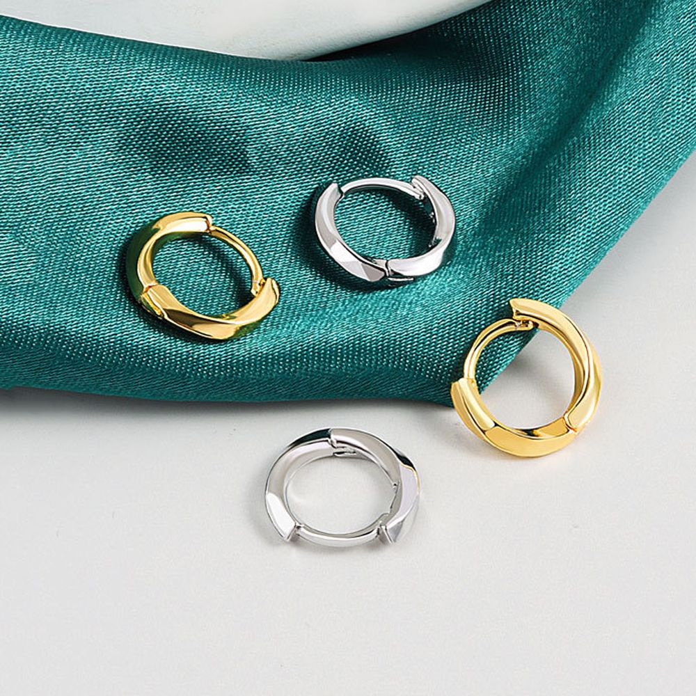 Khuyên tai bạc 925 thiết kế tinh tế thời trang cho nam nữ