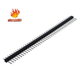 1x 40 pin 2.54mm male pcb single row straight header strip connector for arduino
