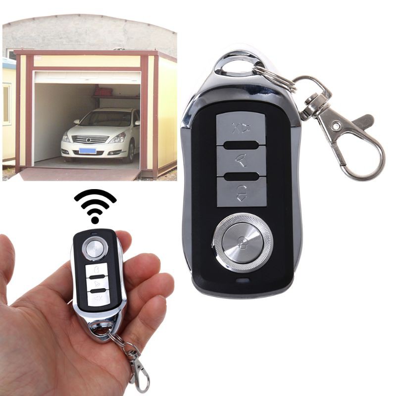 Điều khiển từ xa 4 kênh có nút bấm và móc khoá FOB ONE Learning 433mhz 315mhz