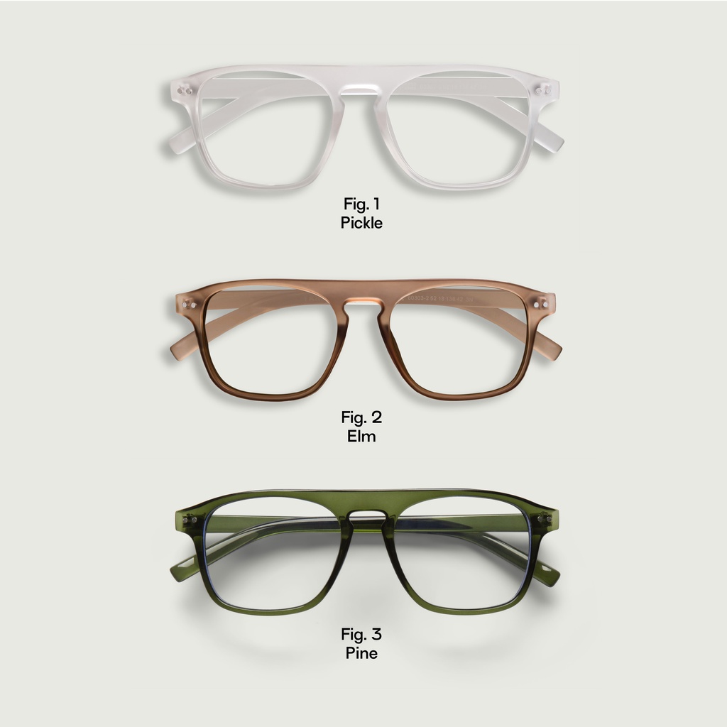 Kính Sunnies Studios Chống Ánh Sáng Xanh Gọng Vuông Yann Pickle