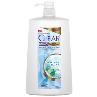 Dầu gội sạch gàu Clear mát lạnh bạc hà 1.4kg