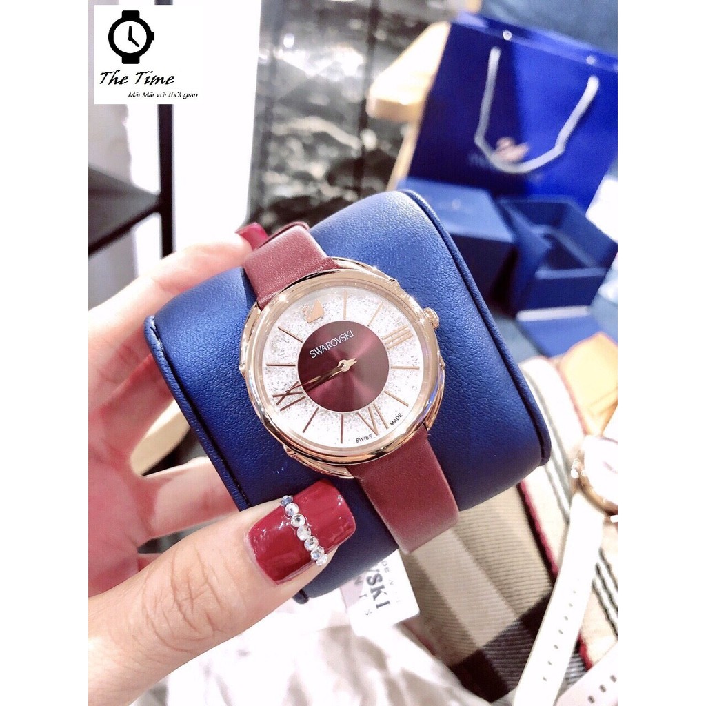 Đồng hồ nữ SWAROVSKI CRYSTALLINE GLAM WATCH #5452 case 35mm. 5atm