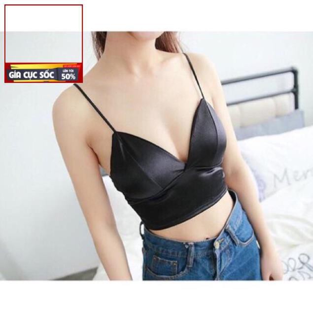 [ Mã WASTAPR giảm 10K đơn 50K] Áo Bra Lụa Phi Bóng 8 Nấc Cài Siêu Hot giá sỉ