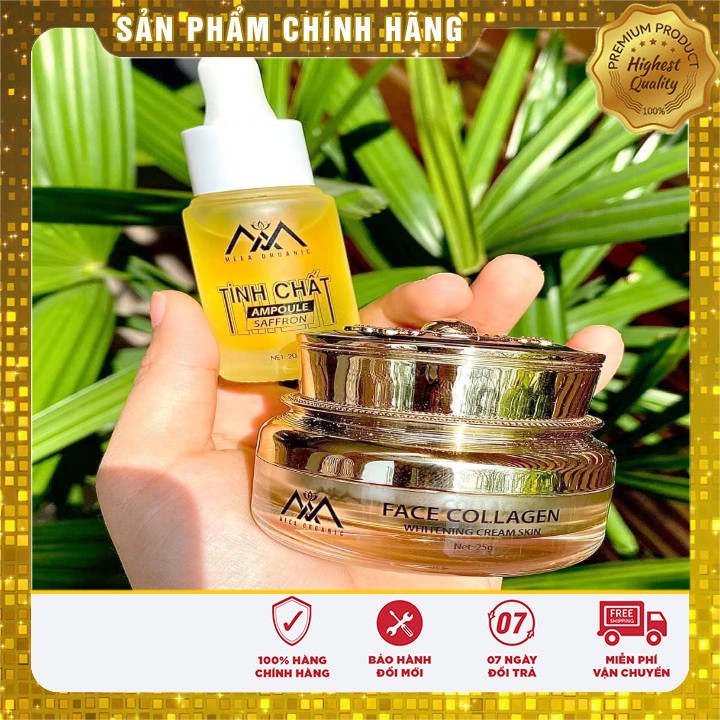 [Chính Hãng] combo face cá hồi và tinh chất ampoule saffron (face dna cá hồi)