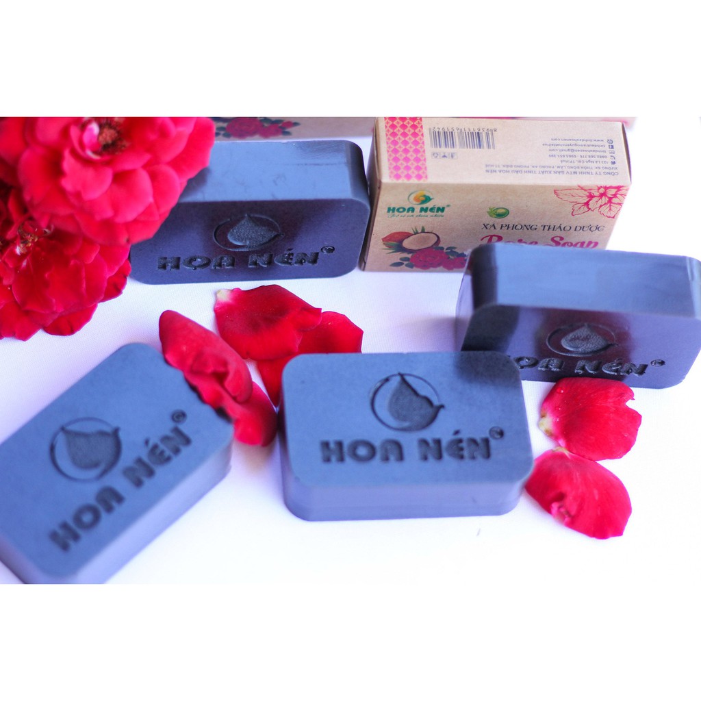 Xà phòng ROSE SOAP 100g Hoa Nén_Xà phòng tắm thiên nhiên cao cấp hoàn toàn từ thảo dược