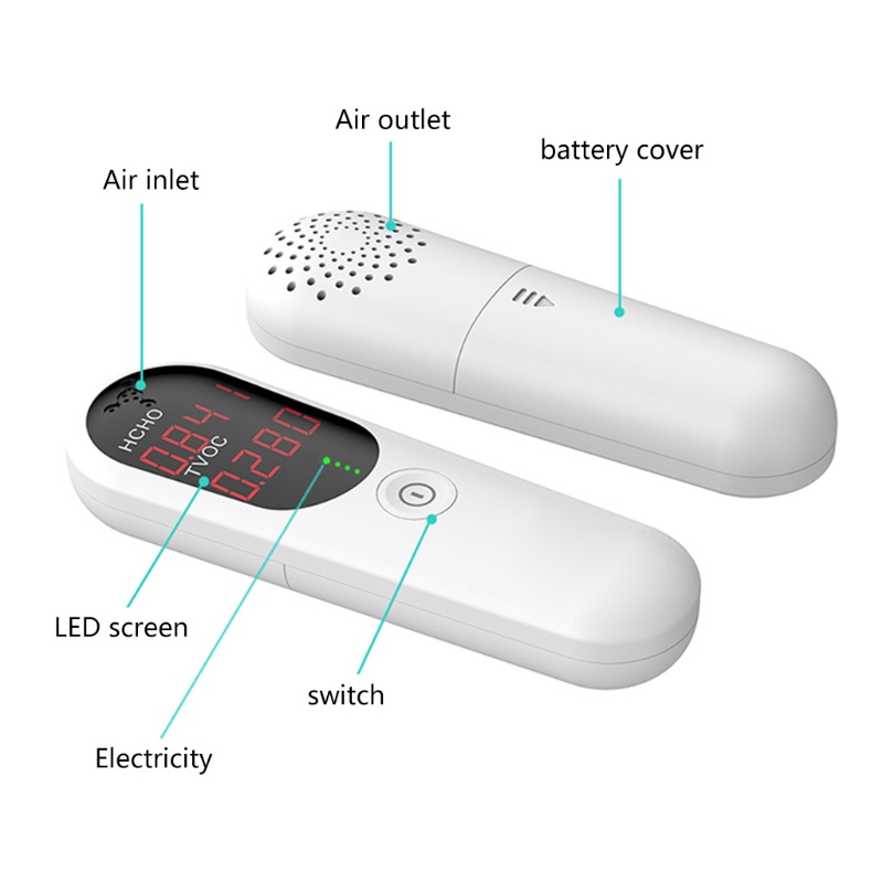 Thiết Bị Kiểm Tra Chất Lượng Không Khí HCHO TVOC Di Động Trong Nhà