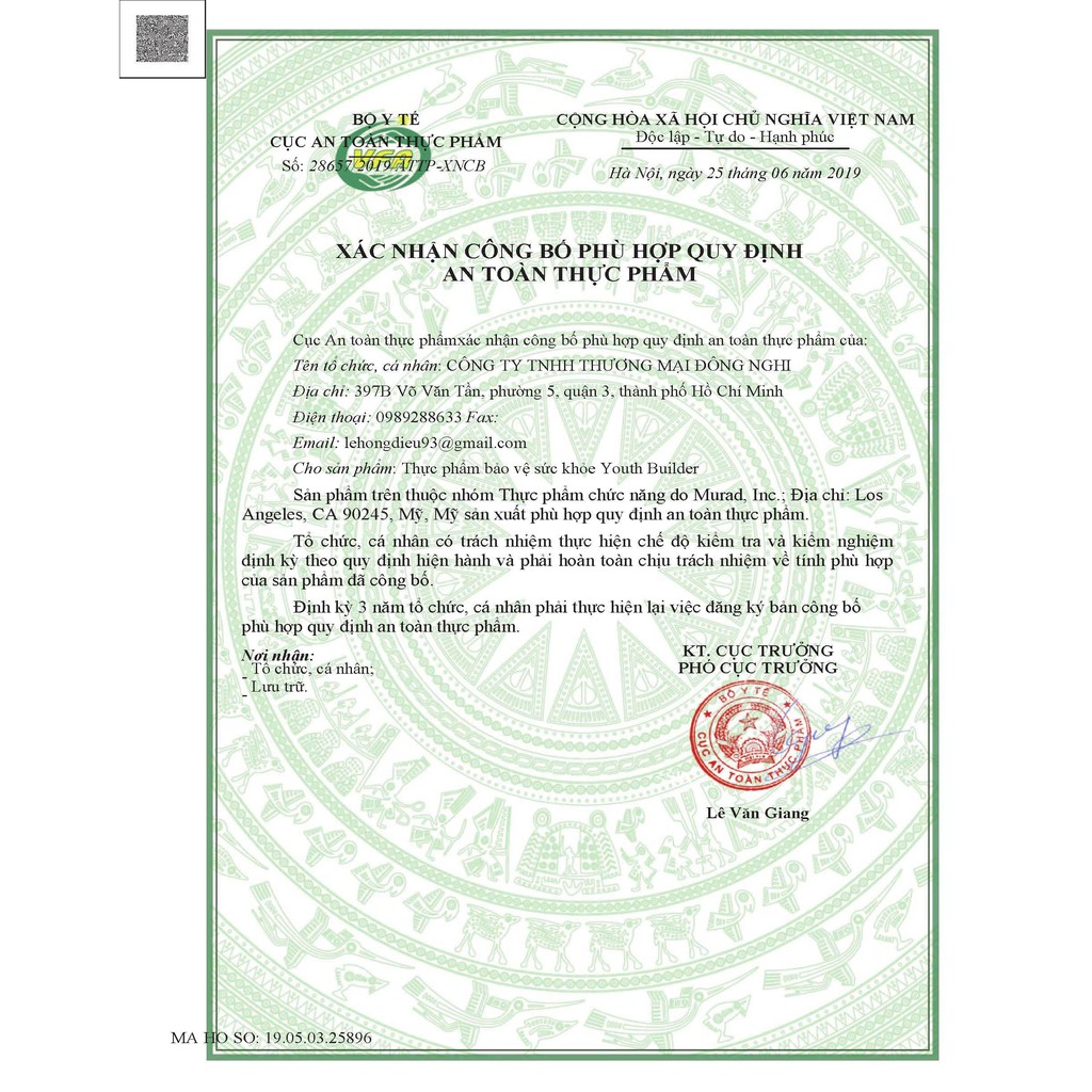 [Murad Chính Hãng] Viên uống trẻ hóa da giúp làm giảm nếp nhăn Youth Builder Dietary Supplement Murad 120 Viên | Thế Giới Skin Care