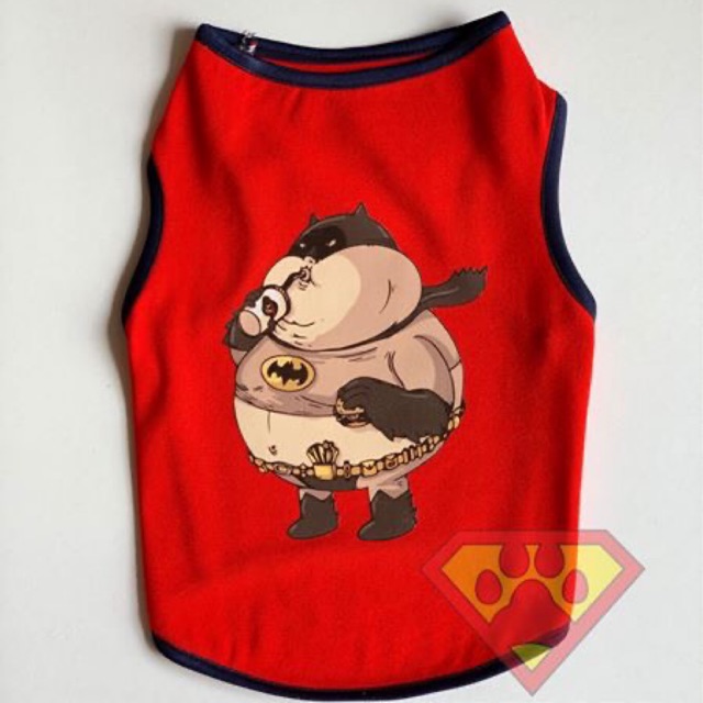 ÁO THÚ CƯNG IN HÌNH BATMAN BÉO PHÌ GIÁ RẺ ĐỒNG GIÁ XXS - L