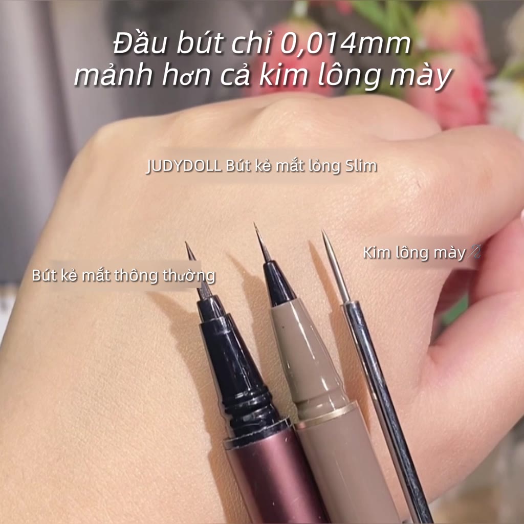 Bút Kẻ Mắt Nước Siêu Mảnh 0.014mm JUDYDOLL Slim Liquid Eyeliner Không lem Không trôi Chống nước Khô nhanh Kẻ mi dưới dễ dàng 0,4g | BigBuy360 - bigbuy360.vn