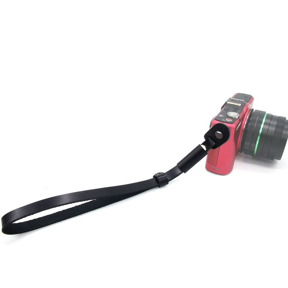 đai da thuộc (đen) cho máy ảnh Panasonic Canon | BigBuy360 - bigbuy360.vn