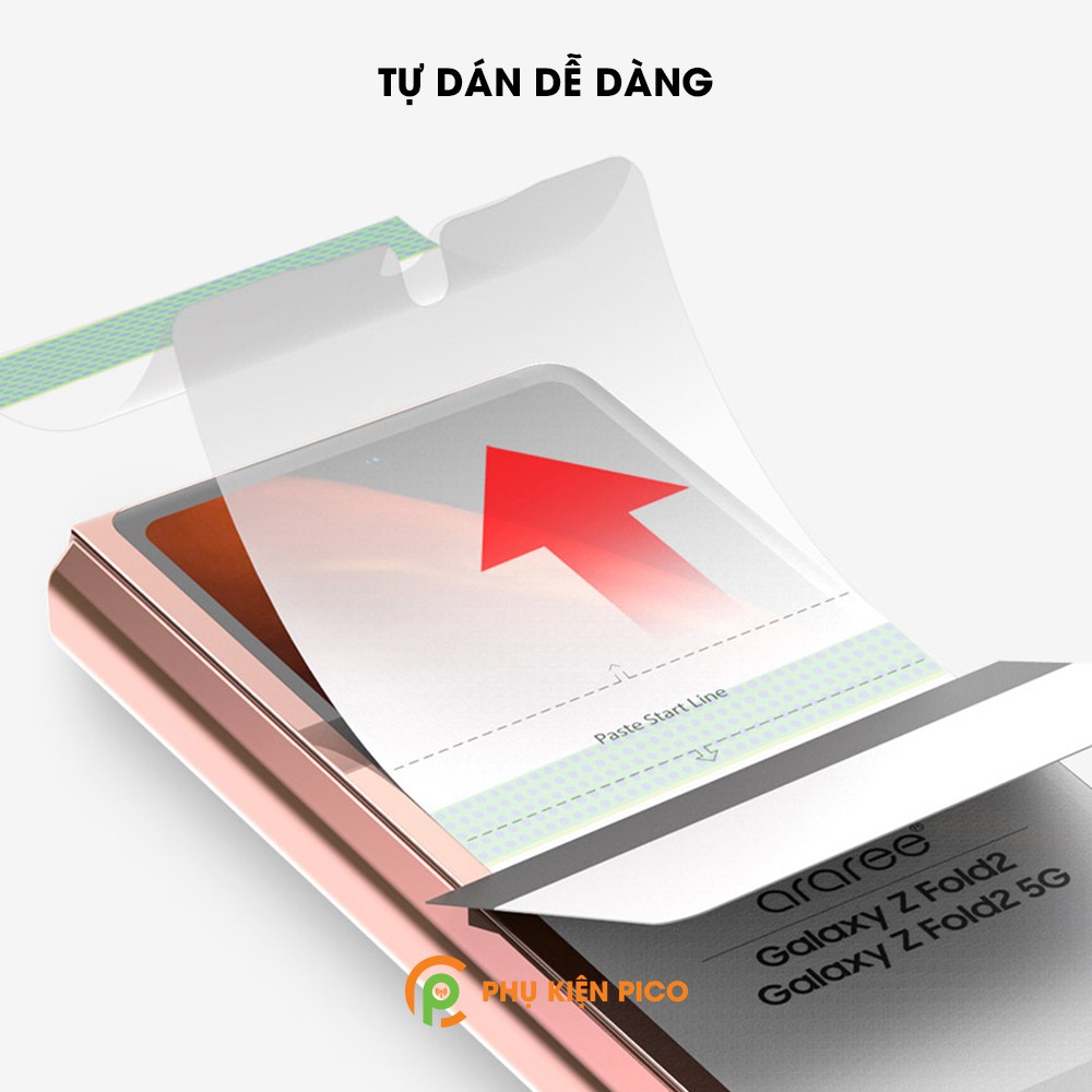 Dán màn hình Samsung Galaxy Z Fold 2 full màn ngoài chống bám vân tay dẻo vân mờ - Dán màn hình ngoài Samsung Z Fold 2