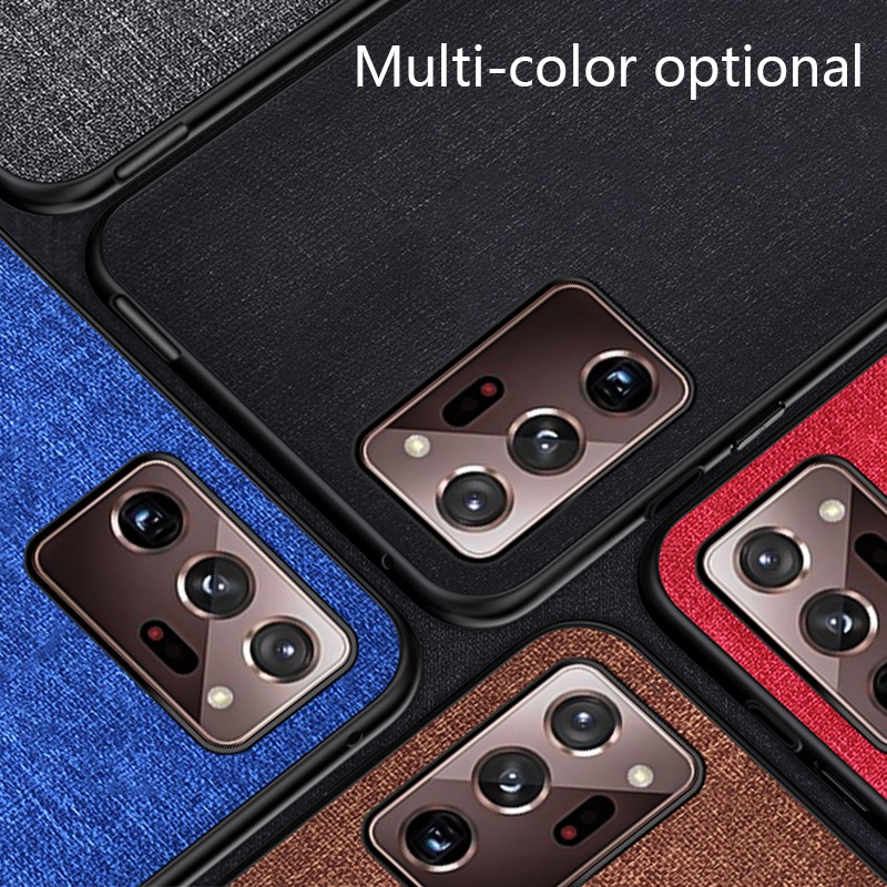 For Samsung Galaxy Note 20/20 Ultra Fabric Case Full Cover Stylish Canvas Hard Cases | BigBuy360 - bigbuy360.vn