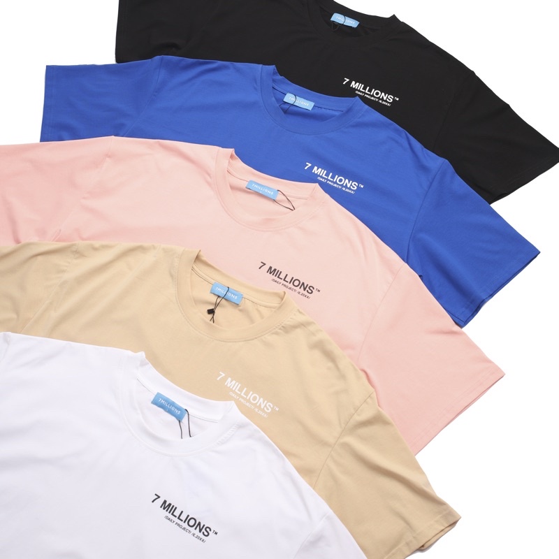 Áo thun 7millions Basic Daily 5 màu / Unisex / Vải cotton 4 chiều / Oversize | BigBuy360 - bigbuy360.vn