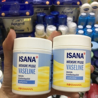 Kem dưỡng nẻ Isana Vaseline của Đức 125ml (Dành cho người lớn và trẻ nhỏ)