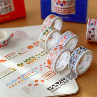 Cuộn washitape trang trí phong cách Nhật Bản - Phụ kiện Pé Mèo