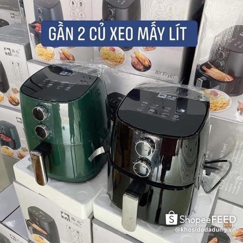 Nồi chiên không dầu camel đa năng ,FREESHIP 6 lít