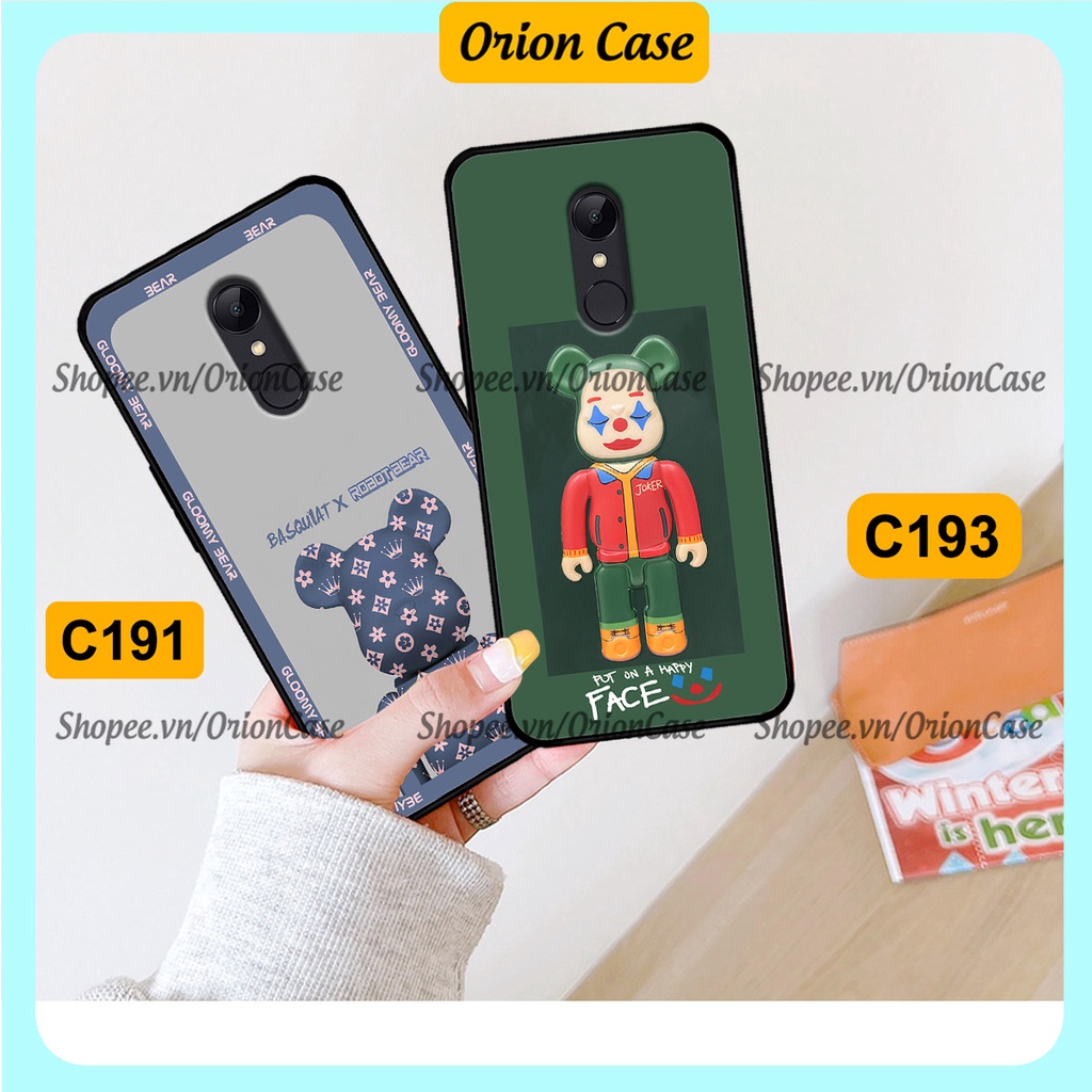 Ốp lưng Xiaomi Redmi Note 4/ Note 4x / Redmi 5 Plus in hình bearbrick 3D thời trang, cá tính. ốp chống sốc, bền đẹp