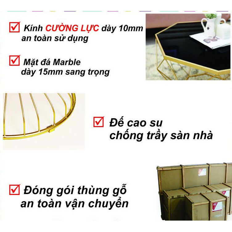 [MẪU MỚI LẠ-GIÀ ĐÁ] Bàn trà sofa hình đồng hồ cát 𝑭𝑹𝑬𝑬𝑺𝑯𝑰𝑷 mặt bàn già đá, khung chân sơn tĩnh điện cực Ngầu