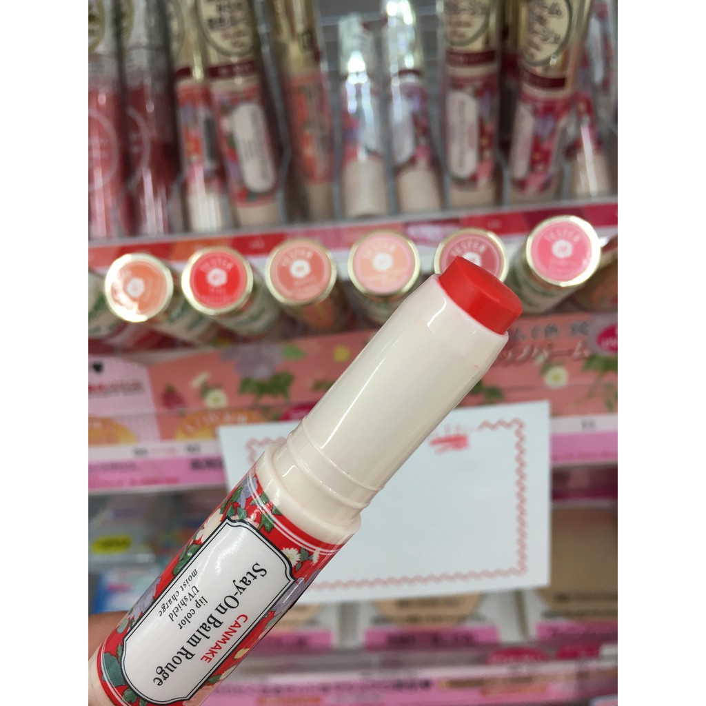 Son dưỡng chống nắng có màu Canmake Stay on Balm Rouge (kèm bill) | BigBuy360 - bigbuy360.vn