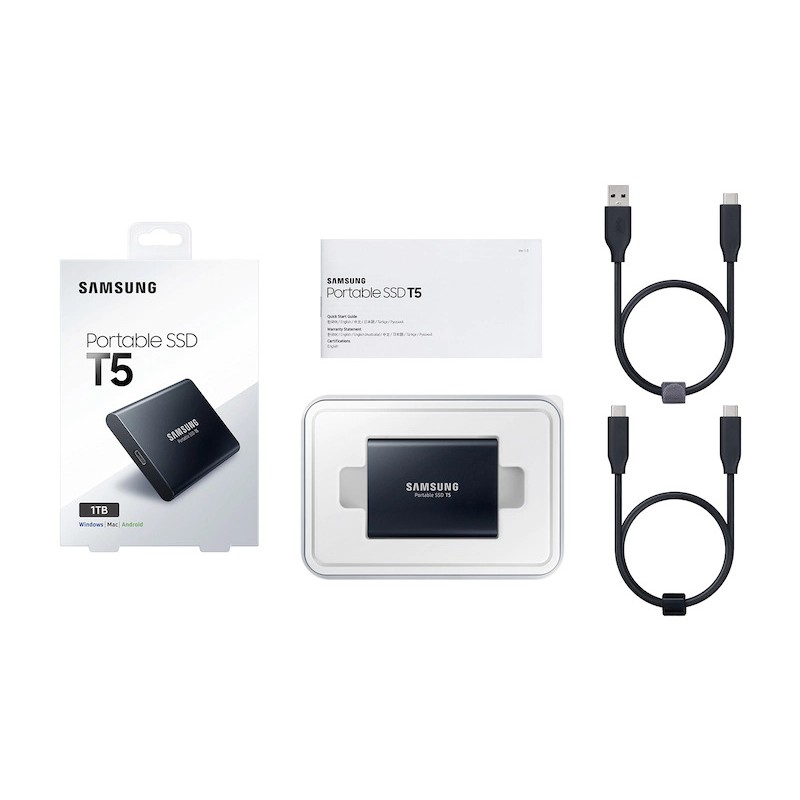 Ổ cứng di động SSD Samsung T5 1TB Màu Đen