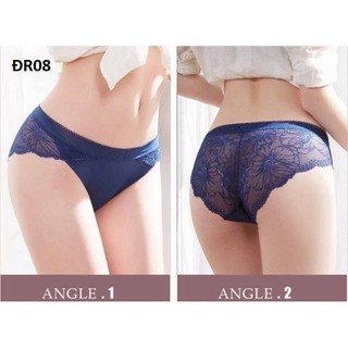"combo 10" quần lót su ren có cạp 8423