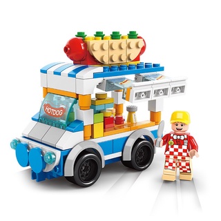 Bộ Đồ Chơi Xếp Hình Phong Cảnh Đường Phố Phát Triển Trí Não Cho Bé