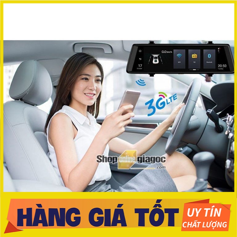 Camera Hành Trình Cảm Ứng 10 Inch Android A900 3G Phát Wifi, Có GPS Dẫn Đường Hiển Thị Tốc Độ