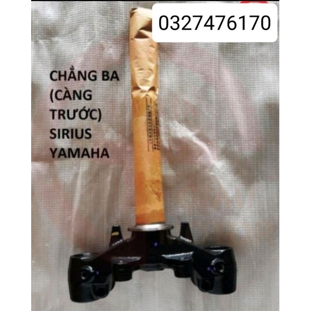 Chảng ba cổ phuộc trước xe Sirius zin yamaha xịn