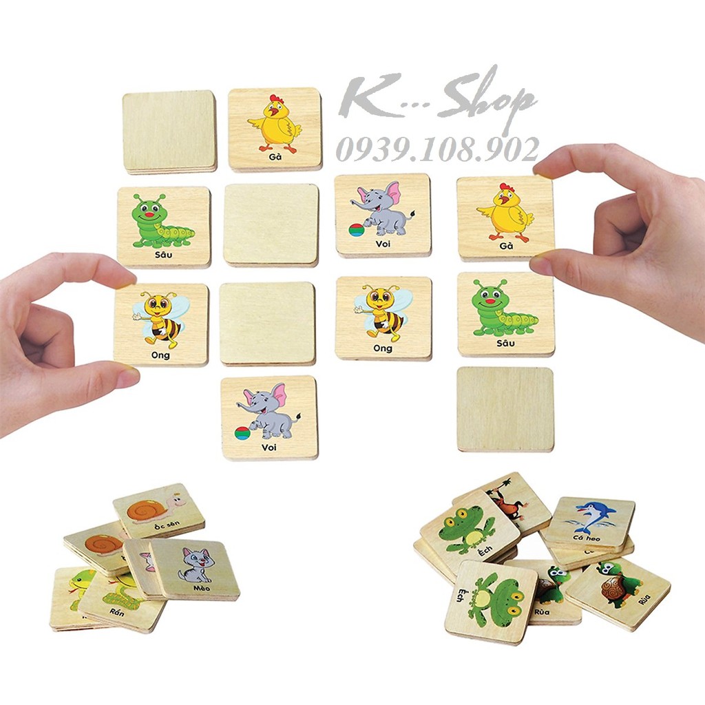 Tìm hình con vật giống nhau Winwintoys 64222