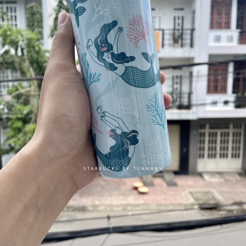 Bình Giữ Nhiệt Starbucks SS Siren In Coral Sea 473ml