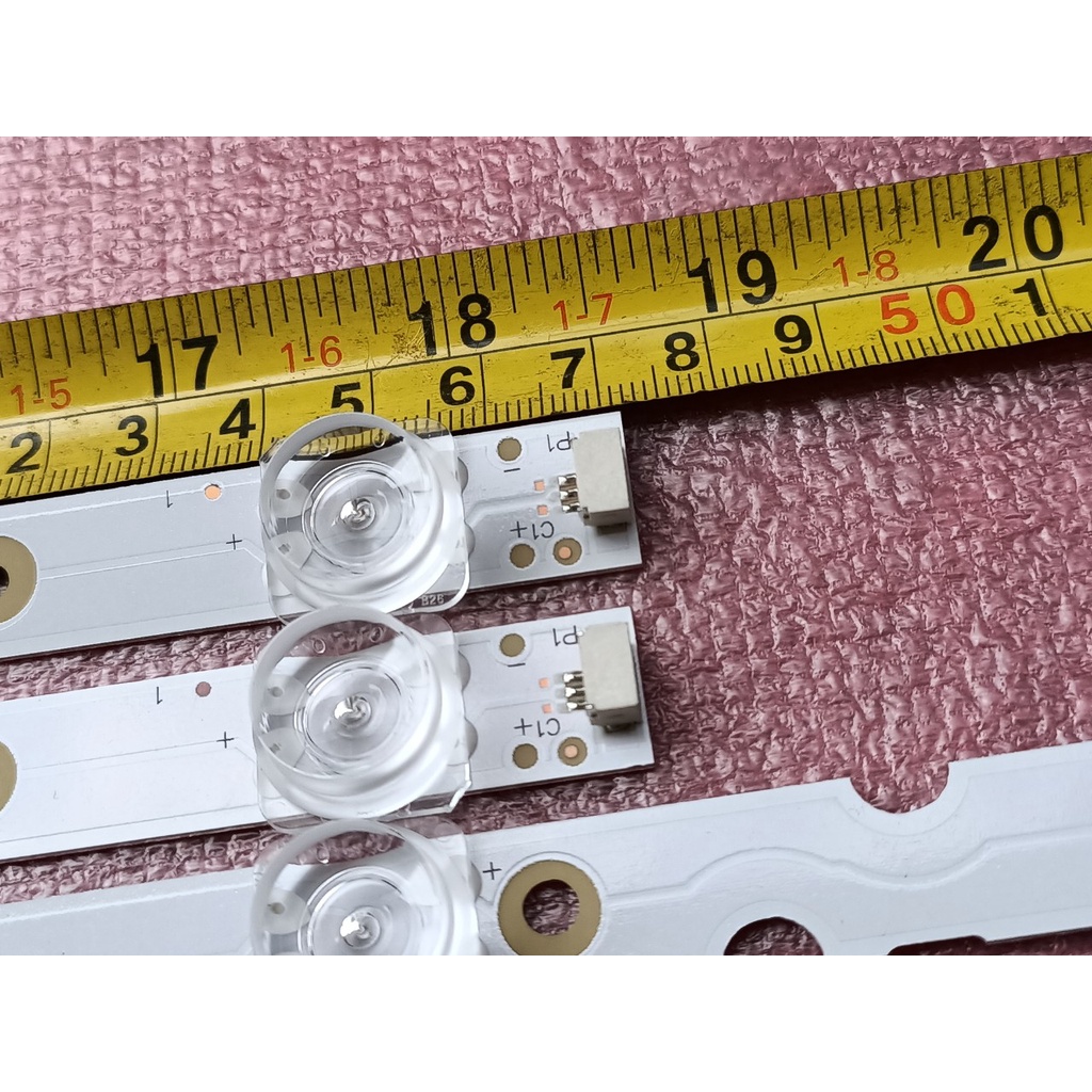 THANH ĐÈN LED TIVI TCL 55S6500 55P65S 55A660U HÀNG MỚI 100%, BỘ 4 THANH, 2 THANH A 8 BÓNG VÀ 2 THANH B 7 BÓNG