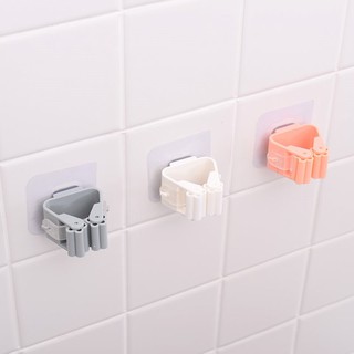 Combo 3 Móc dán tường treo chổi cây lau nhà dụng cụ nhà bếp nhà vệ sinh R