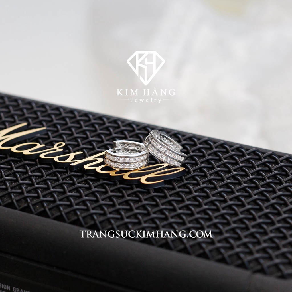 Khuyên Tai BẠC 3 Tầng Thiết Kế Mới