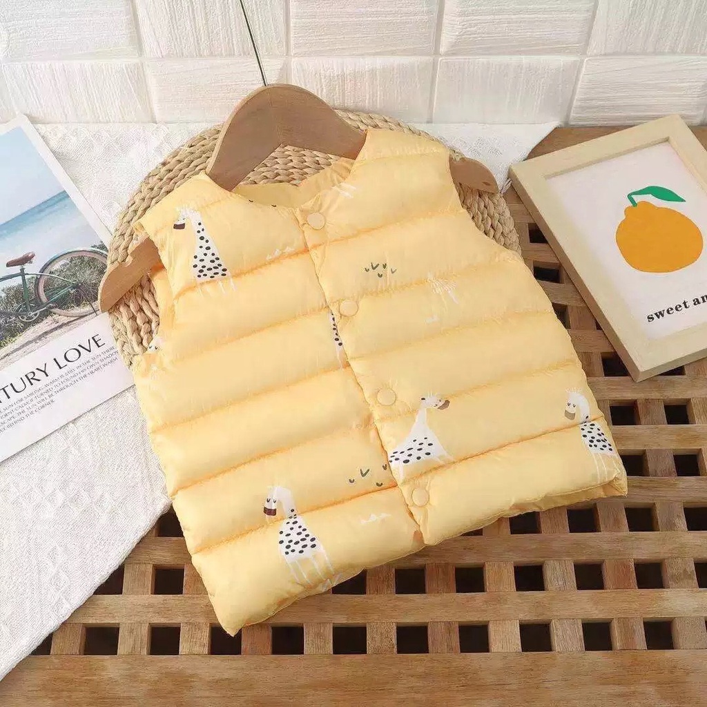 Áo phao gile Quảng châu cho bé trai, bé gái K016