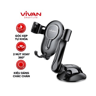 Giá Đỡ Điện Thoại Ô Tô VIVAN CHS06 Xoay 360 Độ Phù Hợp Với Điện Thoại 4.0 - 6.5Inch