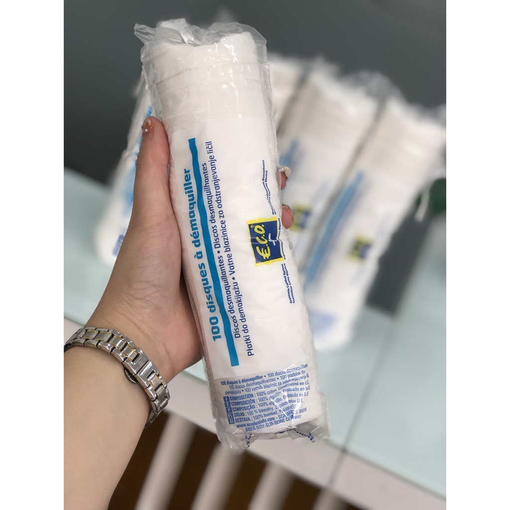 Bông Tẩy Trang ECo 100 Miếng